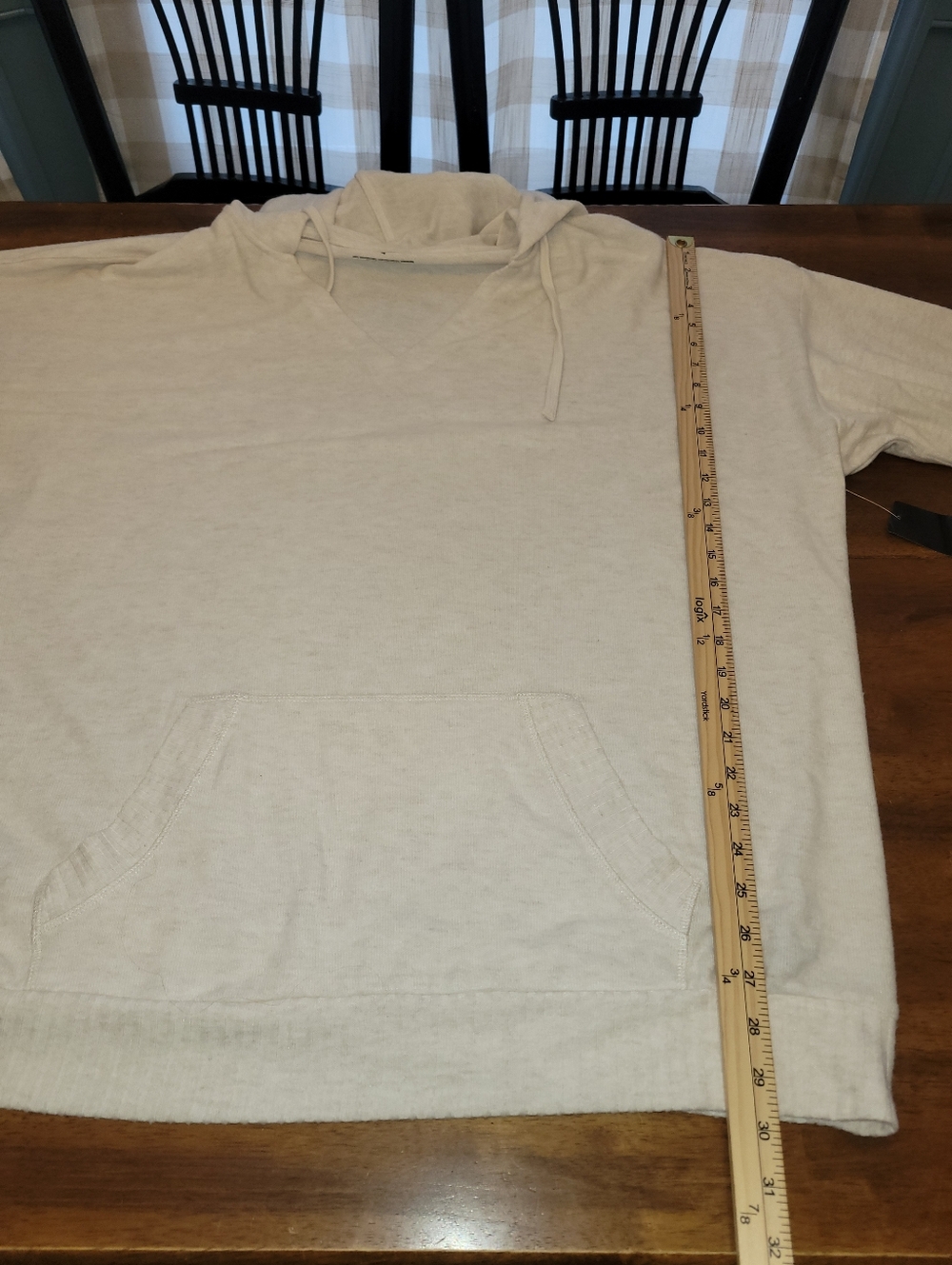 New Torrid Relaxed Super Soft Oatmeal Plush Tunic Hoodie 4 4X - Picture 8 of 10
